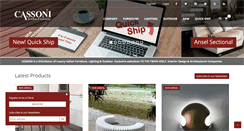 Desktop Screenshot of cassoni.com
